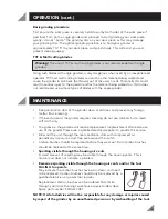 Preview for 12 page of Ozito AGG100A Operation Manual