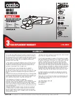 Ozito AGS-4050U Original Instructions Manual preview