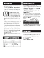 Preview for 5 page of Ozito BSR-7000U Original Instructions Manual