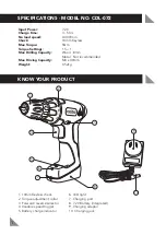 Preview for 2 page of Ozito CDL-072 Instruction Manual