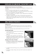 Preview for 12 page of Ozito CDL-144 Instruction Manual