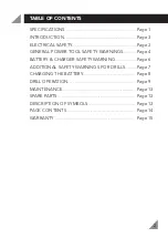 Preview for 3 page of Ozito CDL-1800 Instruction Manual