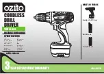 Ozito CDL-5010 Instruction Manual preview