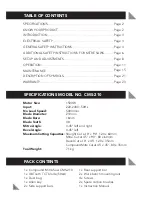 Preview for 2 page of Ozito CMS-210 Instruction Manual