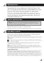 Preview for 3 page of Ozito DDG-560V Operation Manual