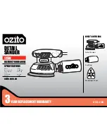Ozito DETAIL SANDER Instruction Manual preview