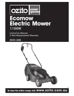 Ozito Ecomow ECO-320 Instruction Manual preview