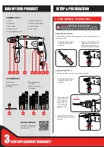 Предварительный просмотр 2 страницы Ozito HDR-005 Instruction Manual