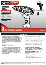 Ozito HOME 12 VOLT ZLHDS-012 Instruction Manual preview