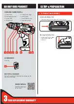 Preview for 2 page of Ozito HOME 12 VOLT ZLHDS-012 Instruction Manual