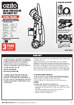 Ozito HPW-1885K Instruction Manual preview