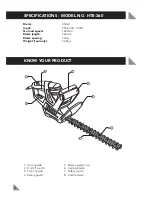 Preview for 2 page of Ozito HTE-360 Instruction Manual