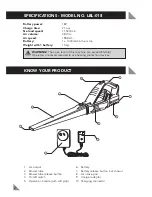 Предварительный просмотр 2 страницы Ozito LBL-018 Instruction Manual