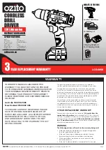 Ozito LCD-2050 Instruction Manual preview