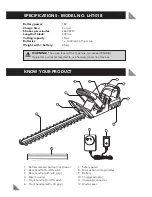 Предварительный просмотр 2 страницы Ozito LHT-018 Instruction Manual