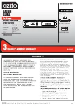 Preview for 1 page of Ozito LLR-005 Instruction Manual