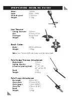 Предварительный просмотр 2 страницы Ozito LT4-1000 Instruction Manual