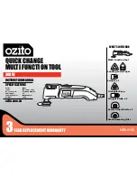 Предварительный просмотр 1 страницы Ozito MFQ-3100 Instruction Manual