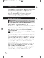 Preview for 4 page of Ozito MFR-250 Instruction Manual