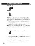 Preview for 18 page of Ozito MTC-0123 Instruction Manual