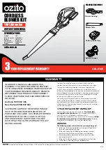 Ozito OBL-0185 Instruction Manual preview