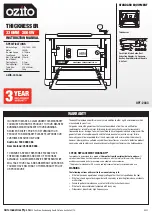 Preview for 1 page of Ozito OPT-2033 Instruction Manual