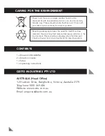 Предварительный просмотр 10 страницы Ozito OZBL1800WA Operation Manual