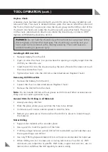 Preview for 10 page of Ozito OZCD144V2A Operating Instructions Manual