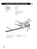 Предварительный просмотр 2 страницы Ozito OZCHT18VA Operation Manual