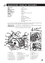 Предварительный просмотр 2 страницы Ozito OZCS1600WA Operation Manual