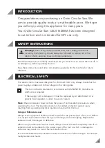 Preview for 4 page of Ozito OZCS1600WA Operation Manual