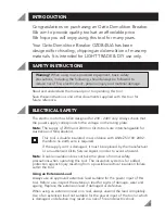 Preview for 3 page of Ozito OZDB45JA Operating Instructions Manual