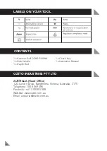 Preview for 10 page of Ozito OZHD1100WA Operation Manual