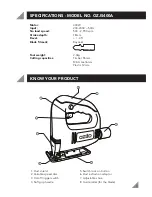 Preview for 2 page of Ozito OZJS400A Instruction Manual