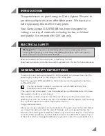 Preview for 4 page of Ozito OZJS750WB Operation Manual