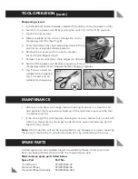 Preview for 10 page of Ozito OZMFS65WA Instruction Manual