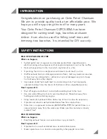 Preview for 5 page of Ozito OZPCS305A Operation Manual