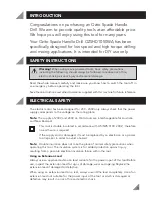 Preview for 4 page of Ozito OZSHD1050WA Operation Manual