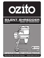 Ozito OZSS2400WA Operating Instructions Manual preview