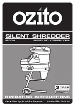 Ozito OZSS2500WA Operating Instructions Manual preview