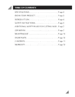 Preview for 3 page of Ozito OZTCS600WA Instruction Manual