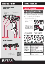 Preview for 16 page of Ozito Power X Change PX5PAK-005 Instruction Manual