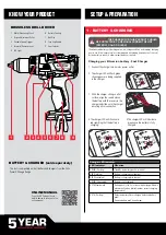 Preview for 2 page of Ozito Power X Change PXBDS-220 Instruction Manual