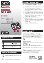 Preview for 9 page of Ozito Power X Change PXBWS-340 Instruction Manual