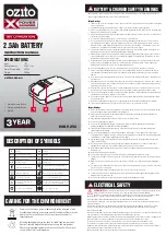 Предварительный просмотр 13 страницы Ozito Power X Change PXCBLSS-018 Instruction Manual