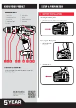 Предварительный просмотр 2 страницы Ozito POWER X CHANGE PXCG-030 Instruction Manual