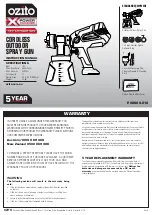 Preview for 1 page of Ozito Power X Change PXOSGS-018 Instruction Manual