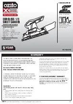 Ozito Power X Change PXTSS-018 Instruction Manual preview