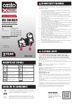 Preview for 9 page of Ozito Power Xchange PXCGTS-018 Instruction Manual