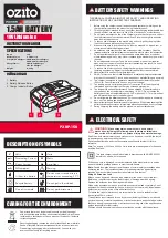 Preview for 1 page of Ozito PowerXchange PXBP-150 Instruction Manual